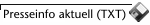 Download aktuelle Presseinfo (TXT)