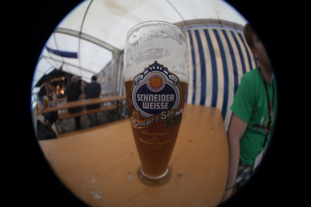 SSC2016: Gelaende: Schneider Weie Bierverkostung