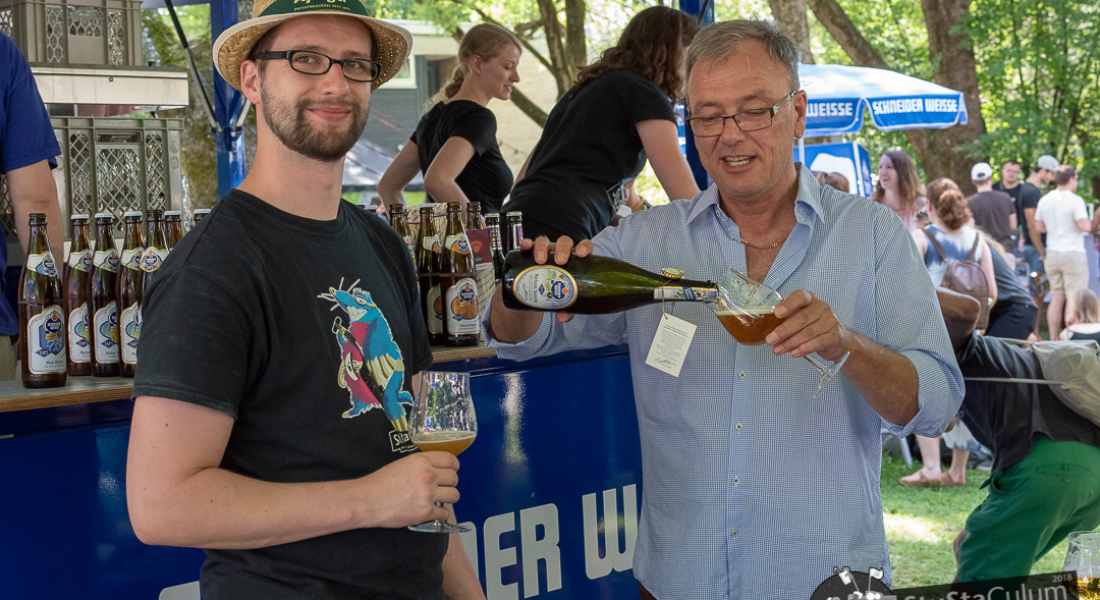 SSC18: Gelände: Schneider Weisse Bierverkostung und Contest